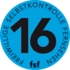 Altersfreigabe "ab 16": Ziffer 16 auf blauem Grund (Bild: FSF)
