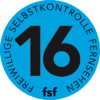 Altersfreigabe "ab 16“: Ziffer 16 auf blauem Grund (Bild: FSF)