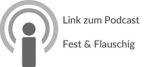 Podcastsymbol mit Link zum Podcast "Fest & Flauschig" (Bild: Pixel perfect auf Pixabay)