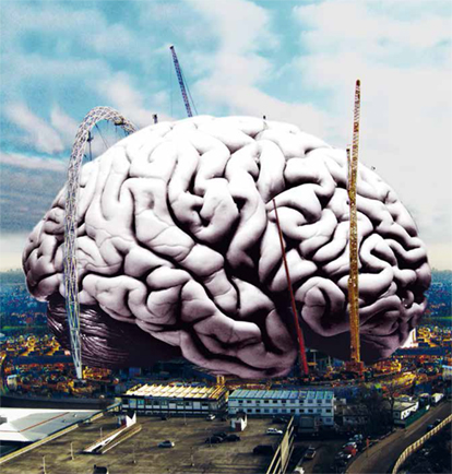 Gehirn als Baustelle (Abbildung: © Torsten Rühle)