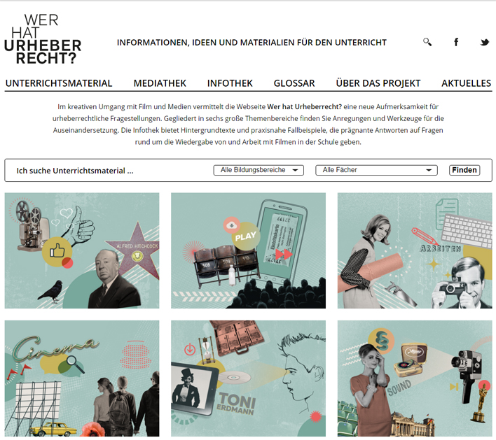 Screenshot www.wer-hat-urheberrecht.de