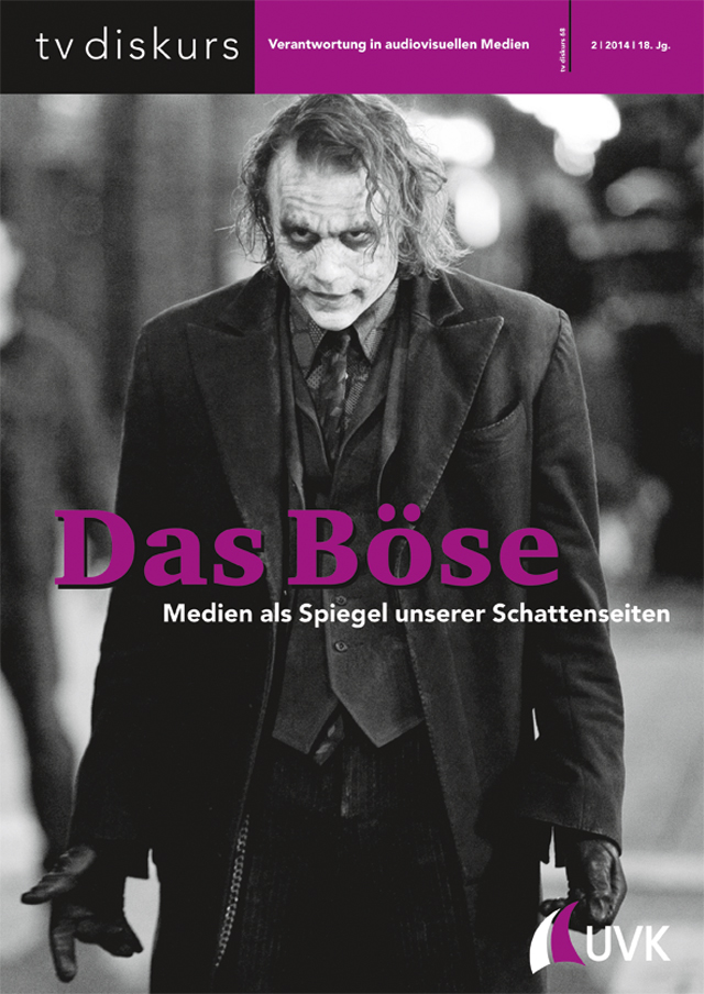 Cover tv diskurs 68, 2/2014: Das Böse. Medien als Spiegel unserer Schattenseiten