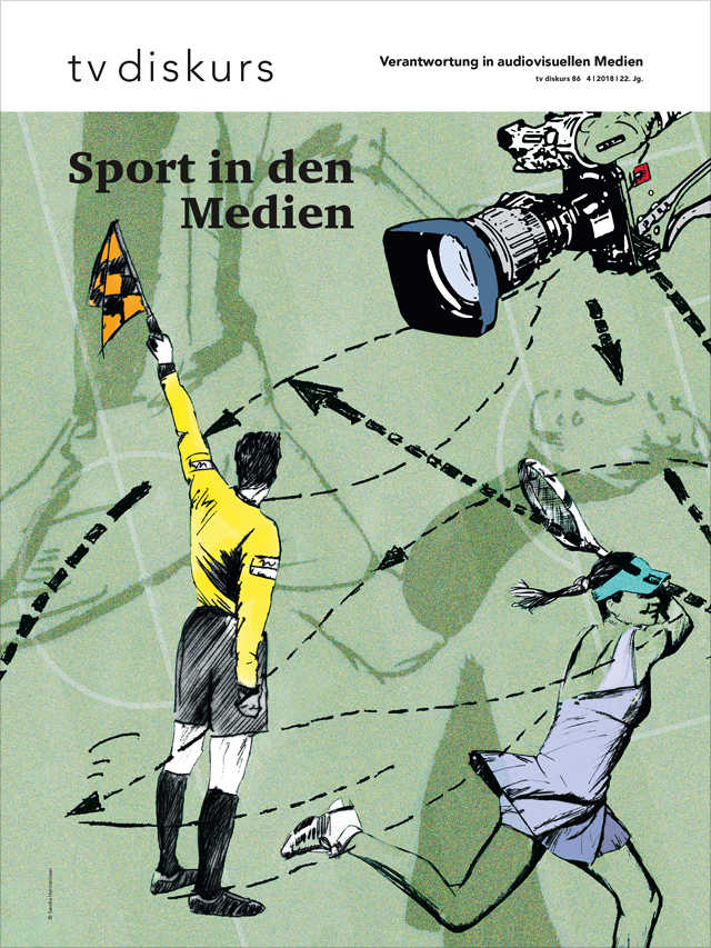 Cover tv diskurs 86, 4/2018: Sport in den Medien